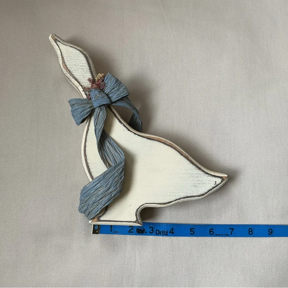 Cream and Blue Rustic Vintage Goose Decor - Picture 5 of 8